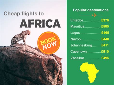 are flights fo africa cheap